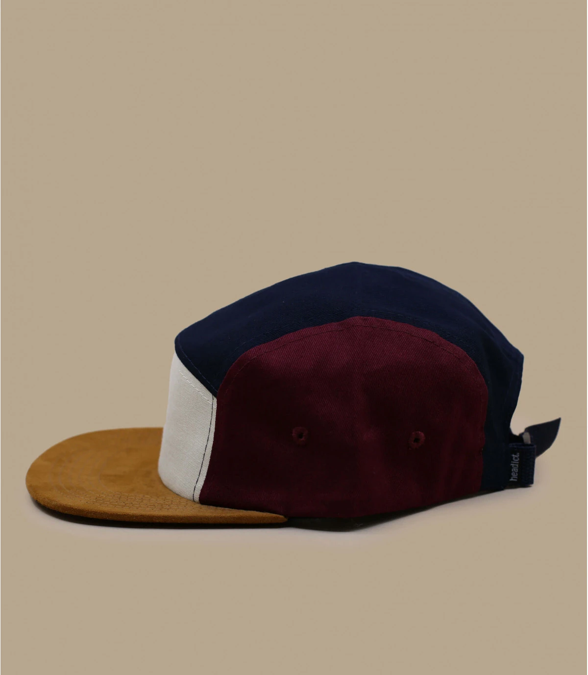 5 Panel Chambray Beige Suede Brown Navy Burgundy – Image 2