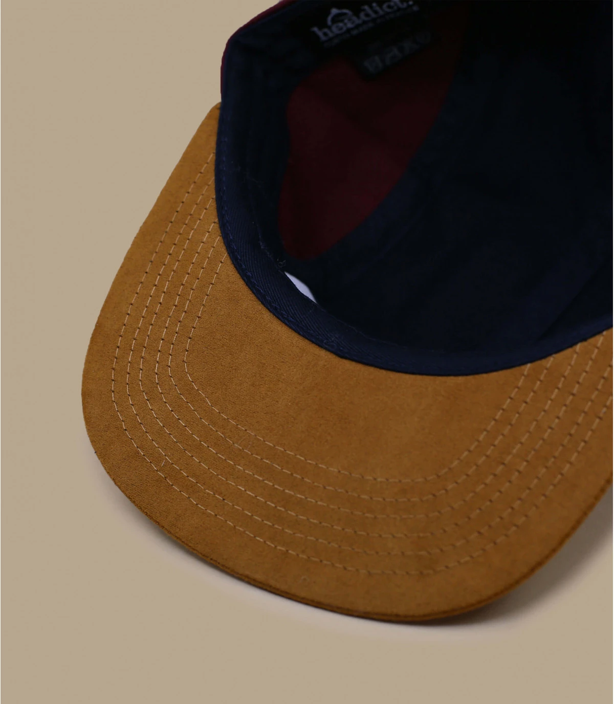 5 Panel Chambray Beige Suede Brown Navy Burgundy – Image 4