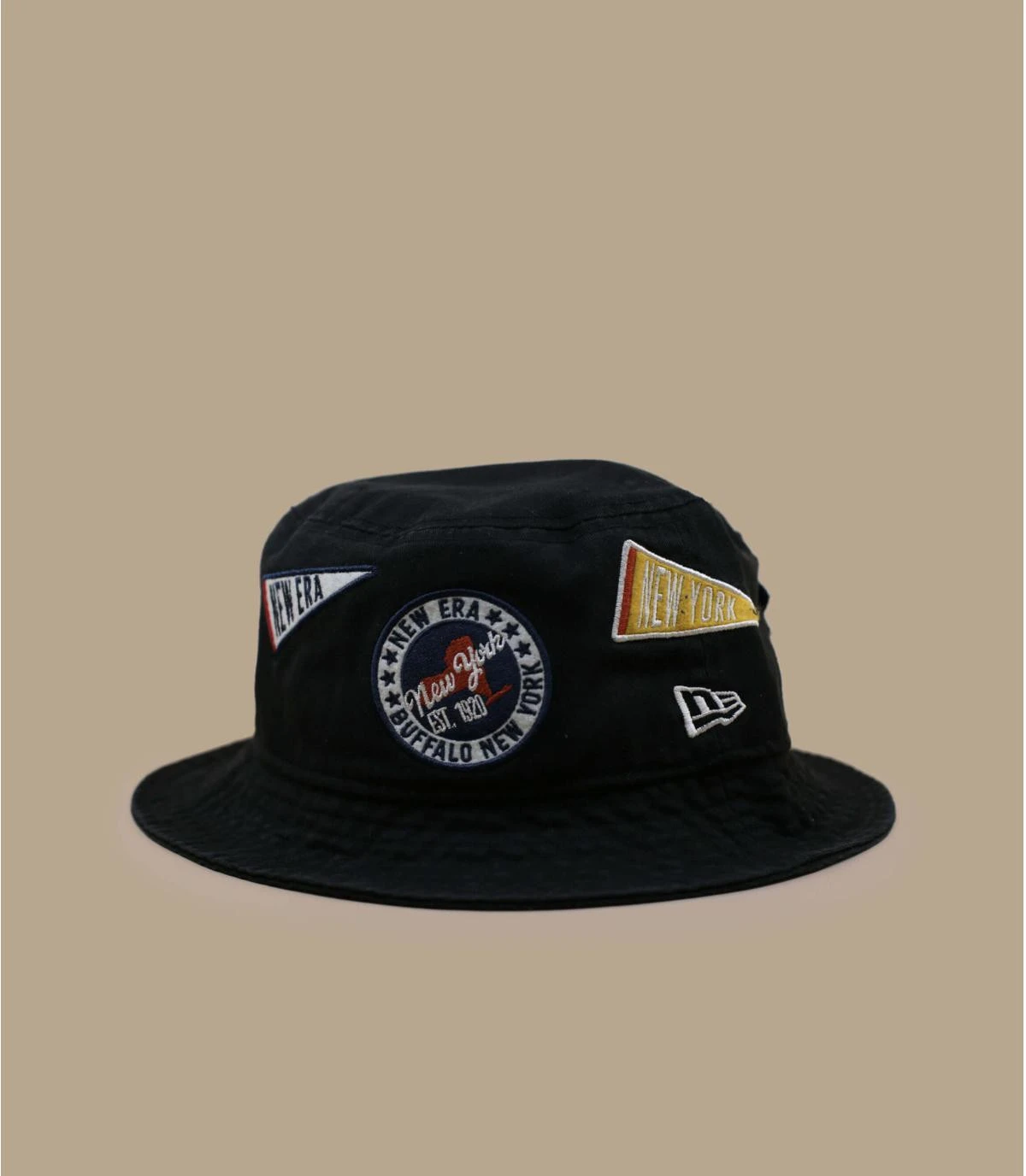 NEW ERA All Over Patch Bucket Black – Image 3