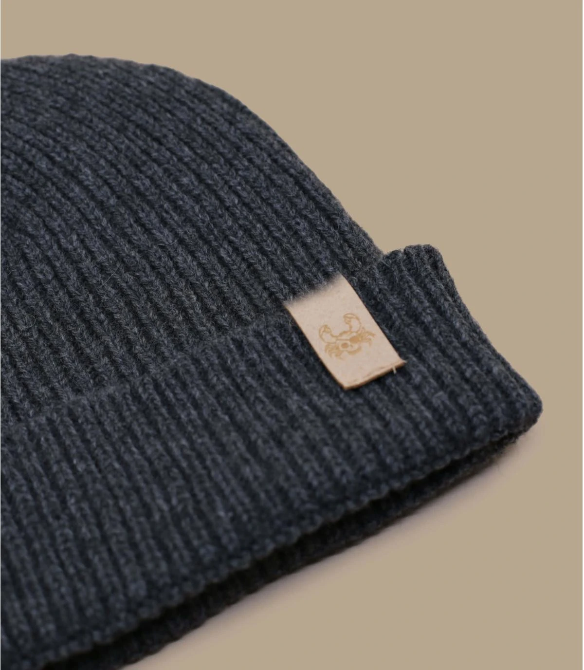 Bonnet Ocean Legend Anthracite Beige. Eco & Fabriqué En France – Image 2