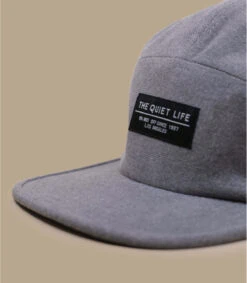 Casquette Overdyed 5 Panel Charcoal