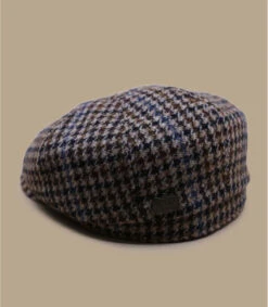 Stetson Hatteras Harris Tweed Beige Black Houndstooth