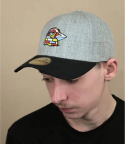 Keim Street Bird Curve Heather Grey Black