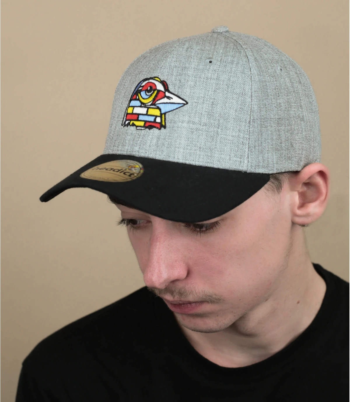 Keim Street Bird Curve Heather Grey Black