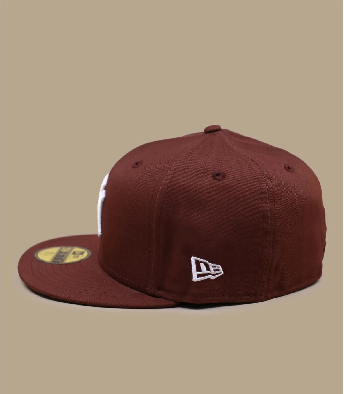 NEW ERA Patch 59Fifty NY Walnut Brown â Image 4