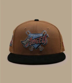 NEW ERA Side Patch 59Fifty Anaheim Angels Bronze Black Corduroy