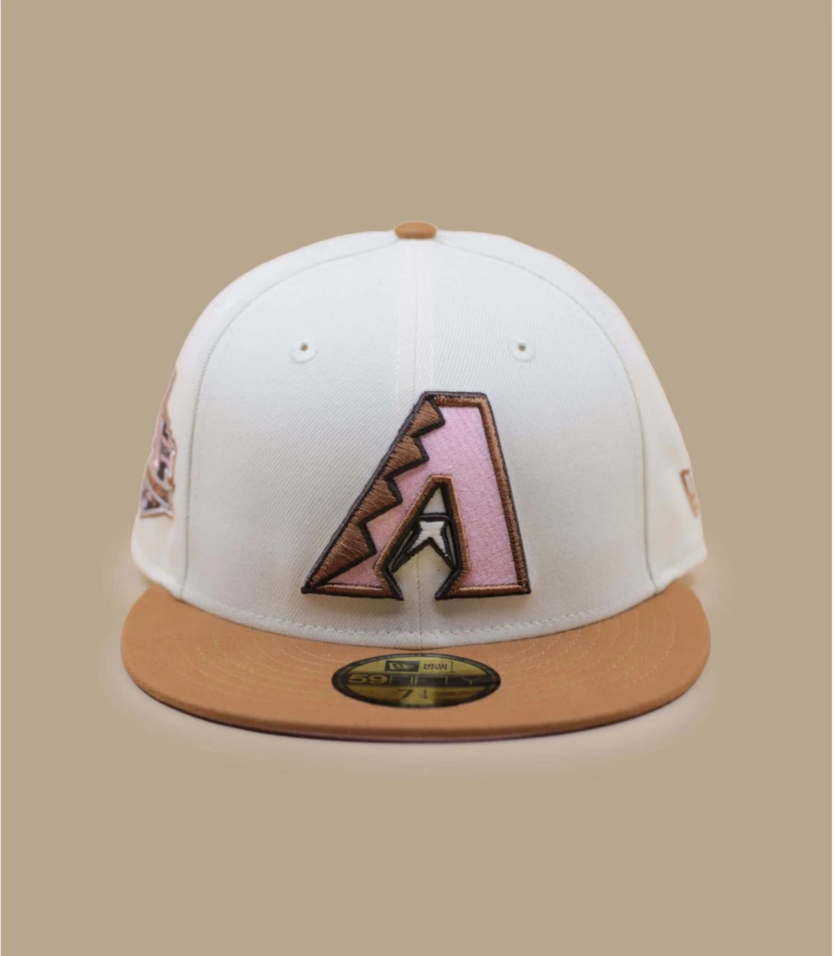 NEW ERA Side Patch 59Fifty Arizona Diamondbacks Bronze Chrome Brown Pink â Image 2