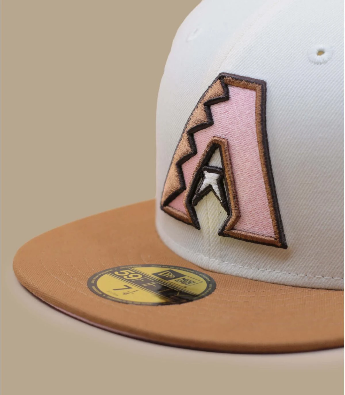 NEW ERA Side Patch 59Fifty Arizona Diamondbacks Bronze Chrome Brown Pink â Image 3