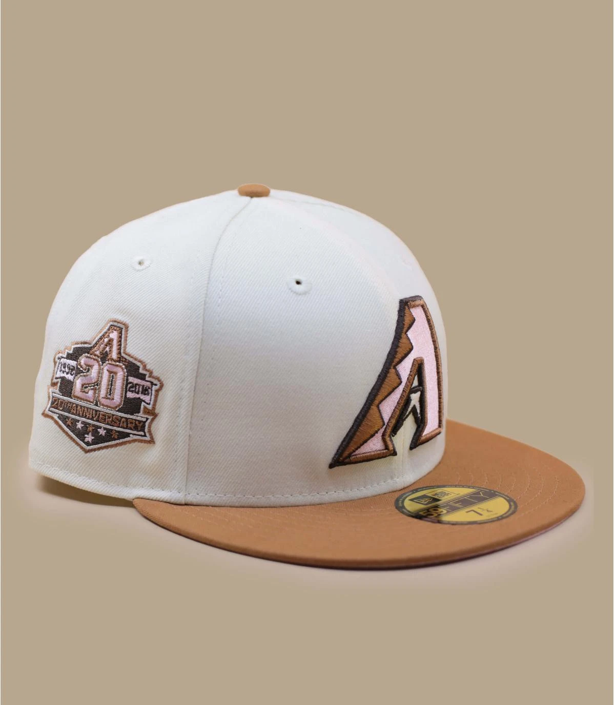 NEW ERA Side Patch 59Fifty Arizona Diamondbacks Bronze Chrome Brown Pink â Image 4