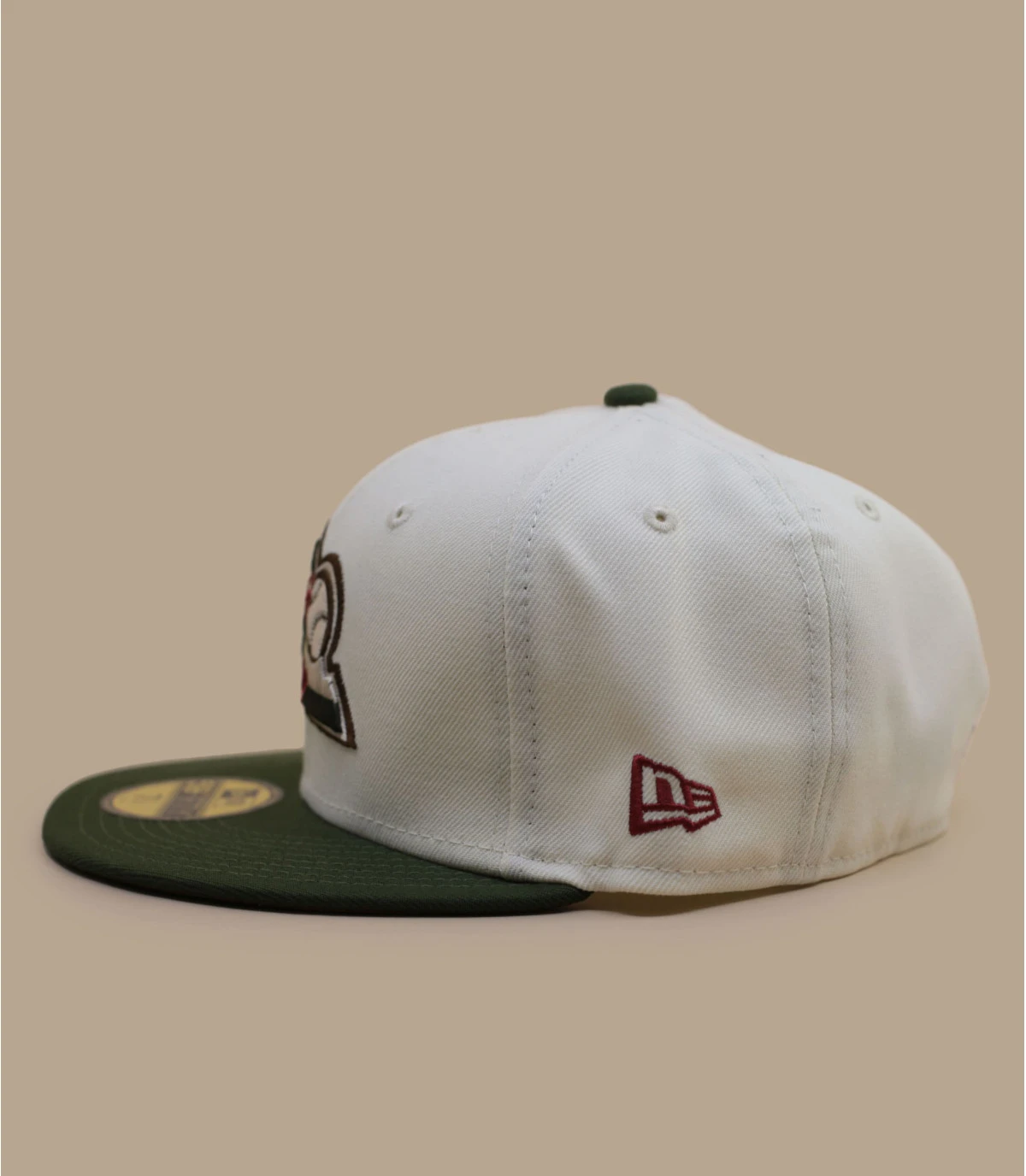 NEW ERA Side Patch 59Fifty Colorado Rockies Chrome Olive â Image 4