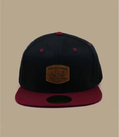 Snapback Combi Bay Window Black Burgundy