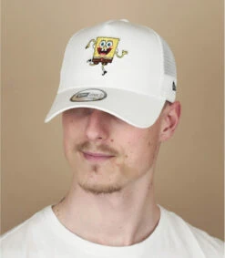 NEW ERA Trucker Sponge Bob White