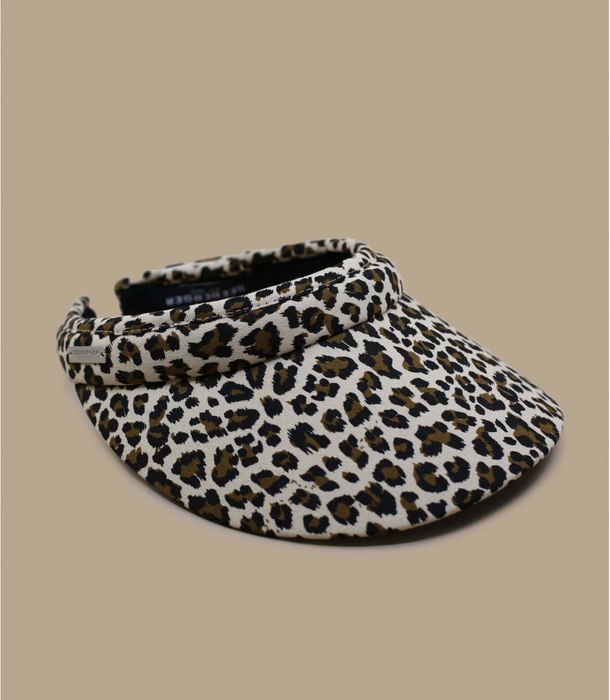 Seeberger Visor Leo Print Sand – Image 2