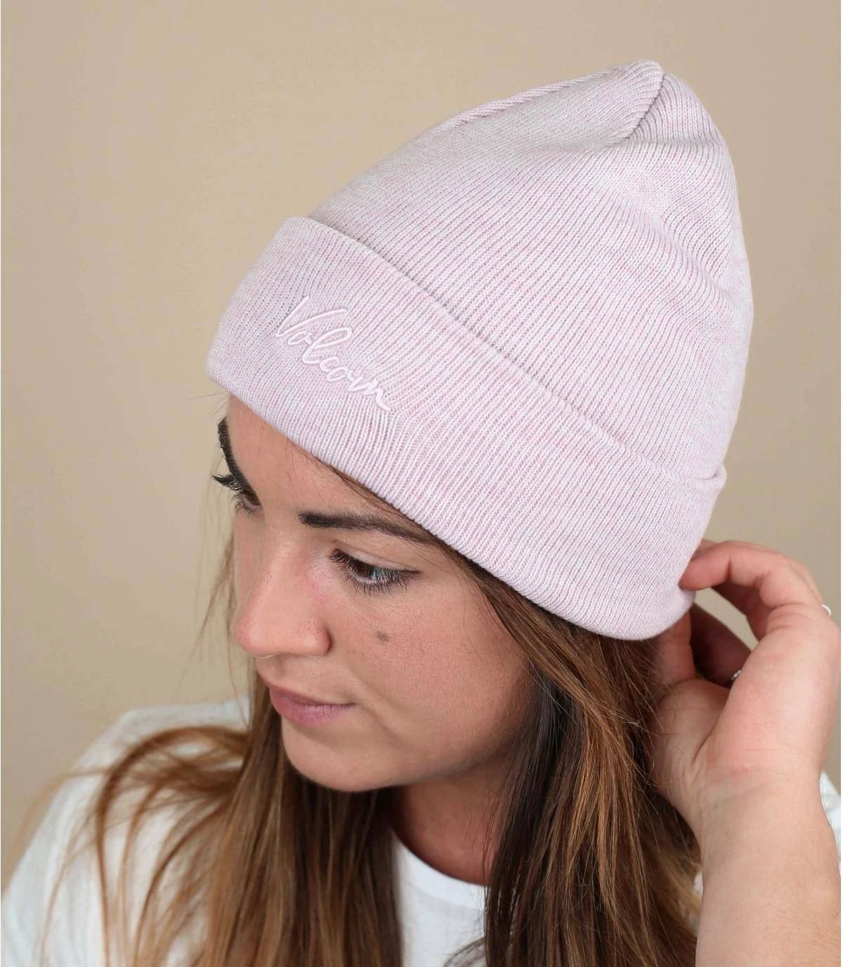 Volcom Wmn Favorite Beanie Hazey Pink